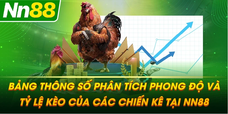 Bảng thông số phân tích phong độ và tỷ lệ kèo của các chiến kê tại NN88