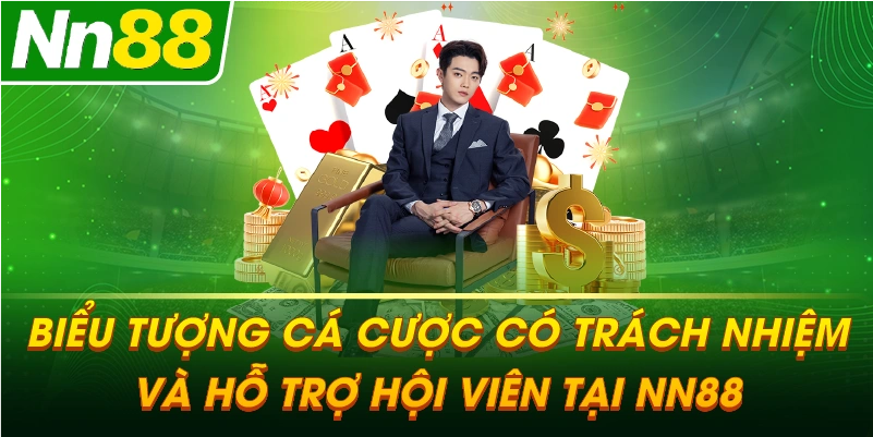 Biểu tượng cá cược có trách nhiệm và hỗ trợ hội viên tại NN88