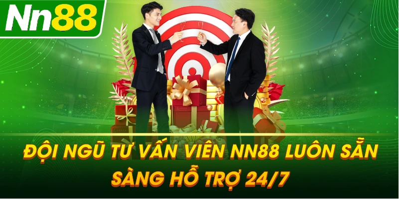 Đội ngũ tư vấn viên NN88 luôn sẵn sàng hỗ trợ 24/7