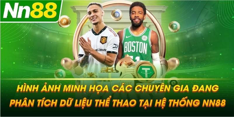 Hình ảnh minh họa các chuyên gia đang phân tích dữ liệu thể thao tại hệ thống NN88